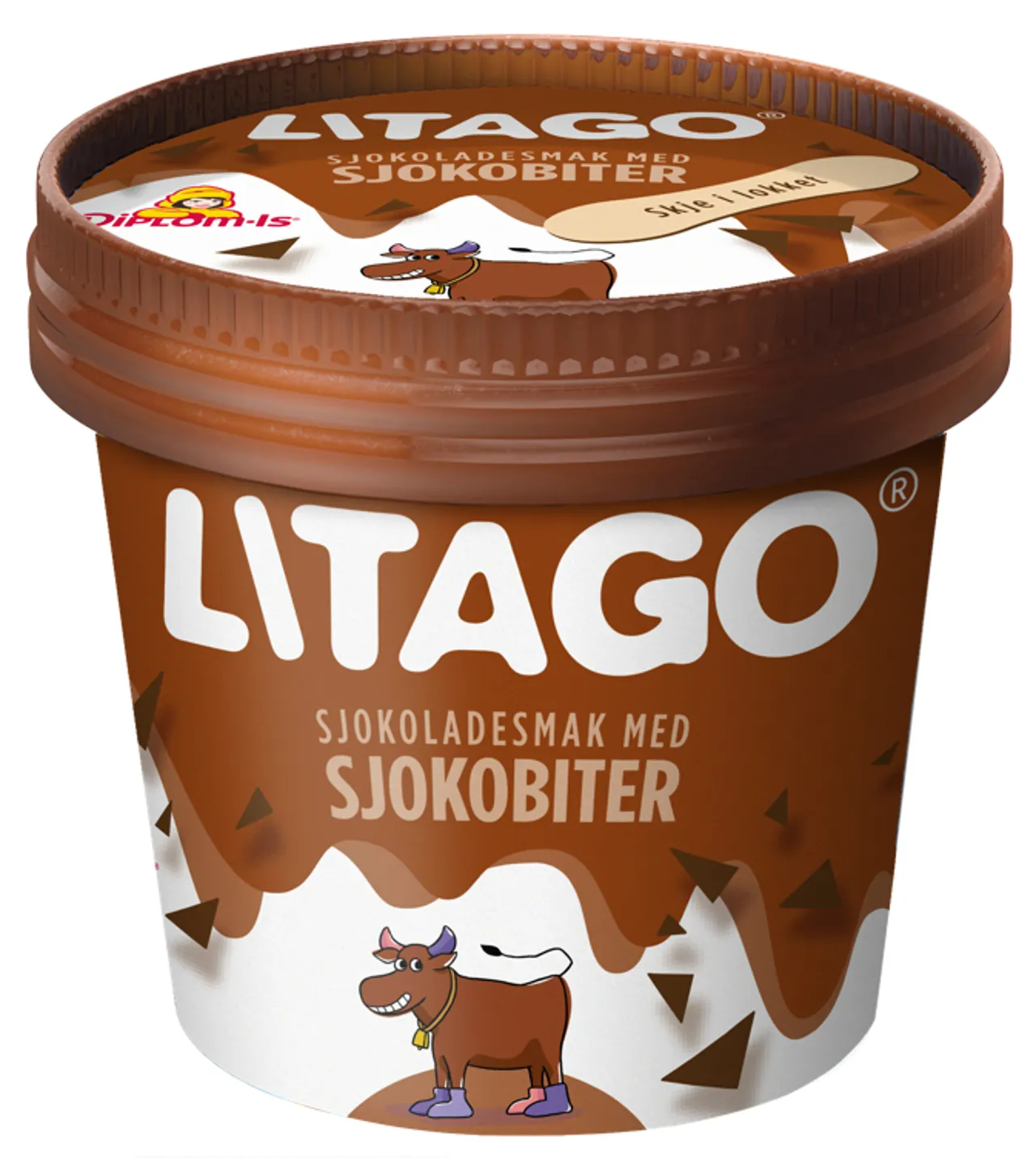 LITAGO SJOKOLADESMAK MED SJOKOBITER 160ML