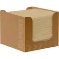 DISPENSERBOKS 50STK M/BIODUNISOFT 20CM NATURBRUN