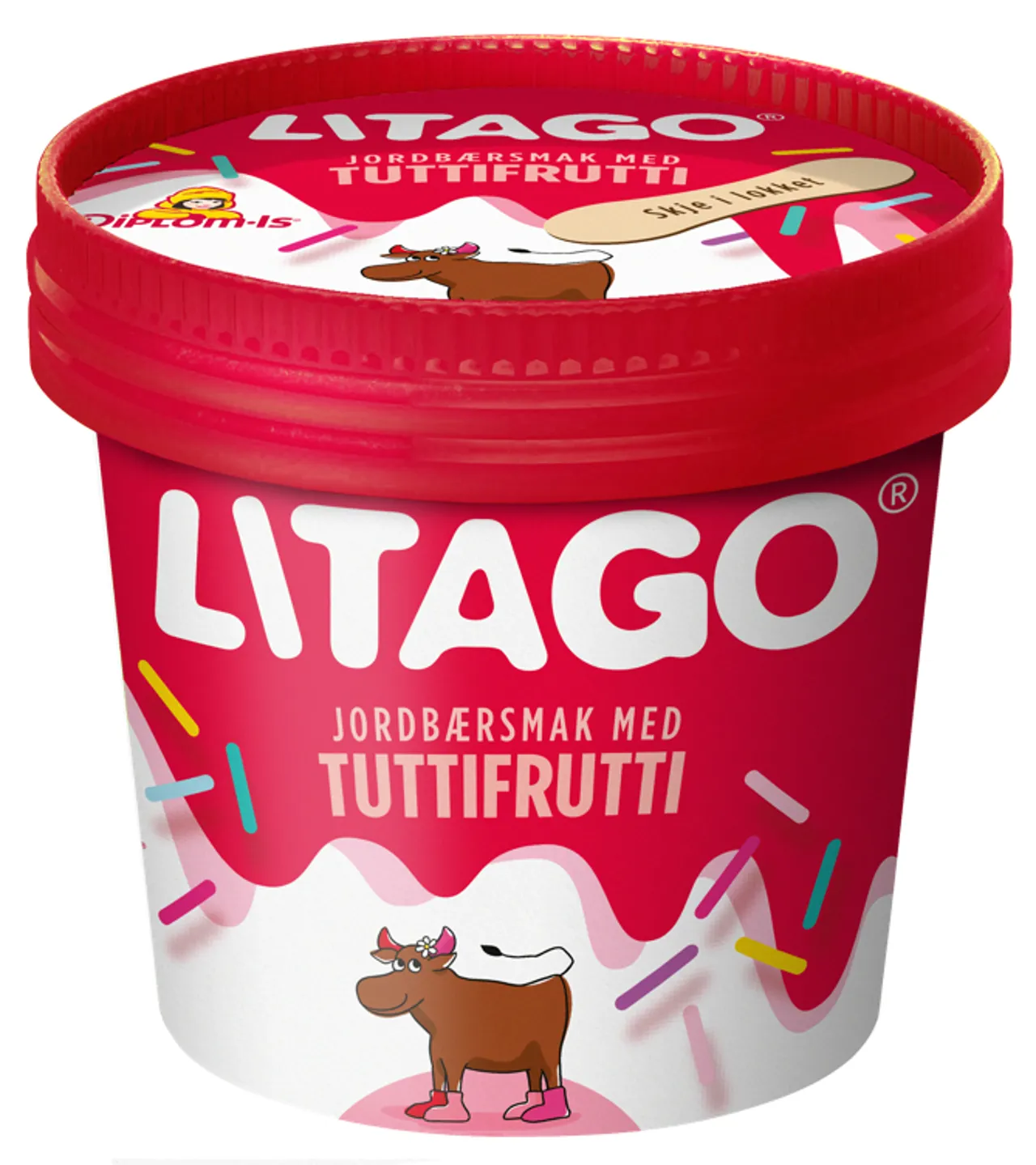 LITAGO JORDBÆRSMAK MED TUTTIFRUTTI 160ML