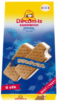 Sandwich Original 6pk Diplom-Is