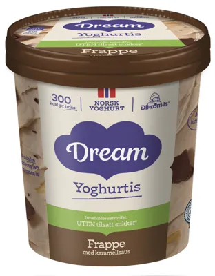 DREAM YOGHURTIS FRAPPE UTEN SUKKER 450ML DREAM YOGHURTIS FRAPPE UTEN SUKKER 450ML