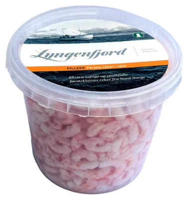 Maskinpillede Reker I Lake 380g Lyngen Reker