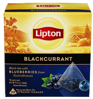 Lipton Blackcurrant Tea 34g 20ps