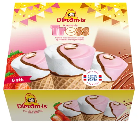 KRONE-IS TRESS 6STK DIPLOM-IS KRONE-IS TRESS 6STK DIPLOM-IS