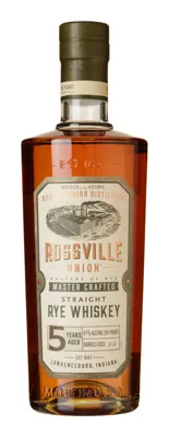 Rossville Union 5 Yo Rye Whiskey 47% 70cl