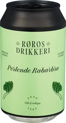 Perlende Rabarbradrikk 0,33l Bx