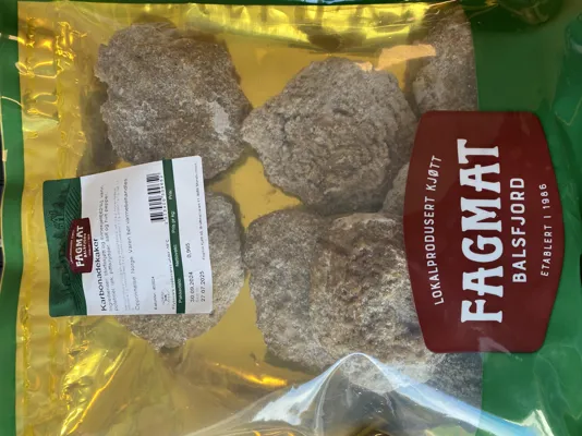 Karbonadekaker Ca 1kg Fryst Fagmat Kjøtt