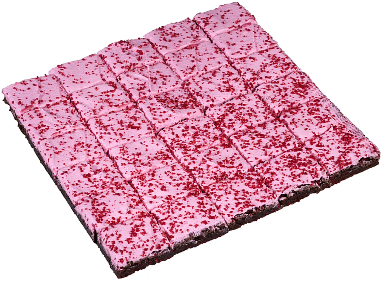 BROWNIE BRINGEBÆR LAKRIS 30BITER VEGANSK DELICATO
