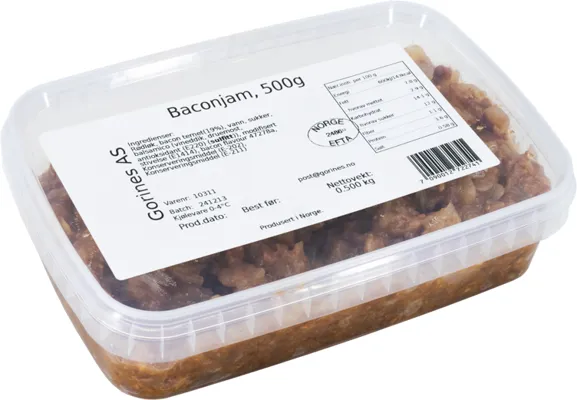 BACONJAM, 500G GORINES BACONJAM, 500G GORINES