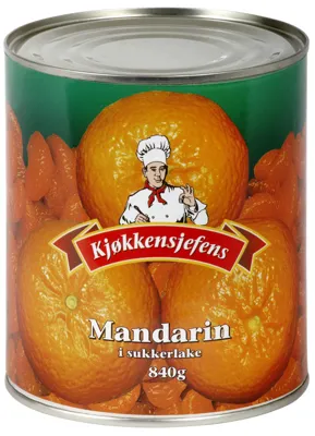 Mandariner 820g Kjøkkensjefens
