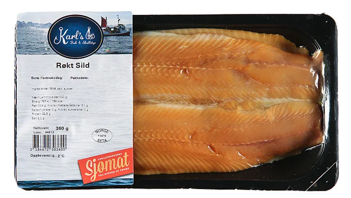 Røkt Sildefilet Ca 400g Karls Fisk & Skalldyr