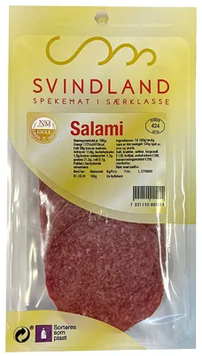 SALAMI 100G SVINDLAND SALAMI 100G SVINDLAND