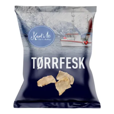 TØRRFISK SNACKS 30G KARLS FISK & SKALLDYR TØRRFISK SNACKS 30G KARLS FISK & SKALLDYR