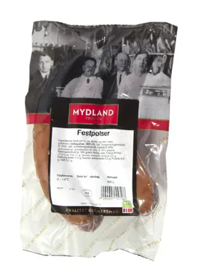 Festpølser 600g Mydland