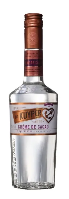 DE KUYPER CRÈME DE CACAO WHITE 24% 70CL DE KUYPER CRÈME DE CACAO WHITE 24% 70CL