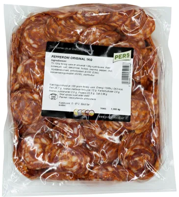 PEPPERONI ORIGINAL SKÅRET 1KG PEPPERONI ORIGINAL SKÅRET 1KG