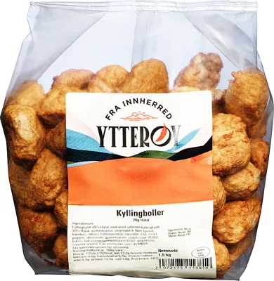 Kyllingboller Ytterøy 1,5kg, Fryst