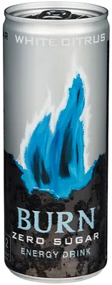 Burn White Citrus Zero Sugar 25cl Bx