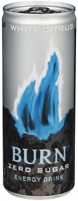 BURN WHITE CITRUS ZERO SUGAR 25CL BX BURN WHITE CITRUS ZERO SUGAR 25CL BX