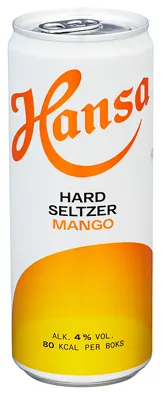 Hansa Hard Seltzer Mango 4% 33cl