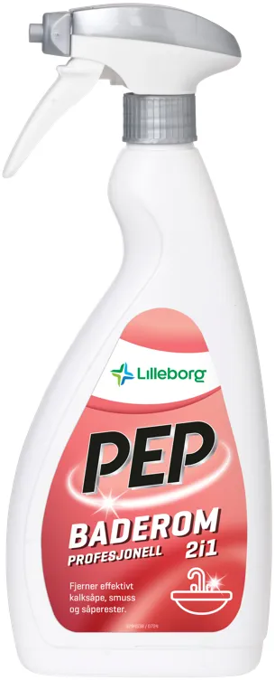 PEP BADEROM 2I1 750ML SANITÆRRENGJØRINGSMIDDEL PEP BADEROM 2I1 750ML SANITÆRRENGJØRINGSMIDDEL