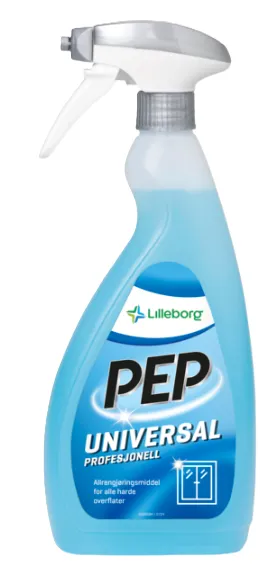PEP UNIVERSAL 750ML UNIVERSALRENGJØRINGSMIDDEL PEP UNIVERSAL 750ML UNIVERSALRENGJØRINGSMIDDEL
