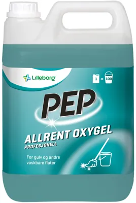 PEP ALLRENT OXYGEL 5L ALLRENGJØRINGSMIDDEL PEP ALLRENT OXYGEL 5L ALLRENGJØRINGSMIDDEL