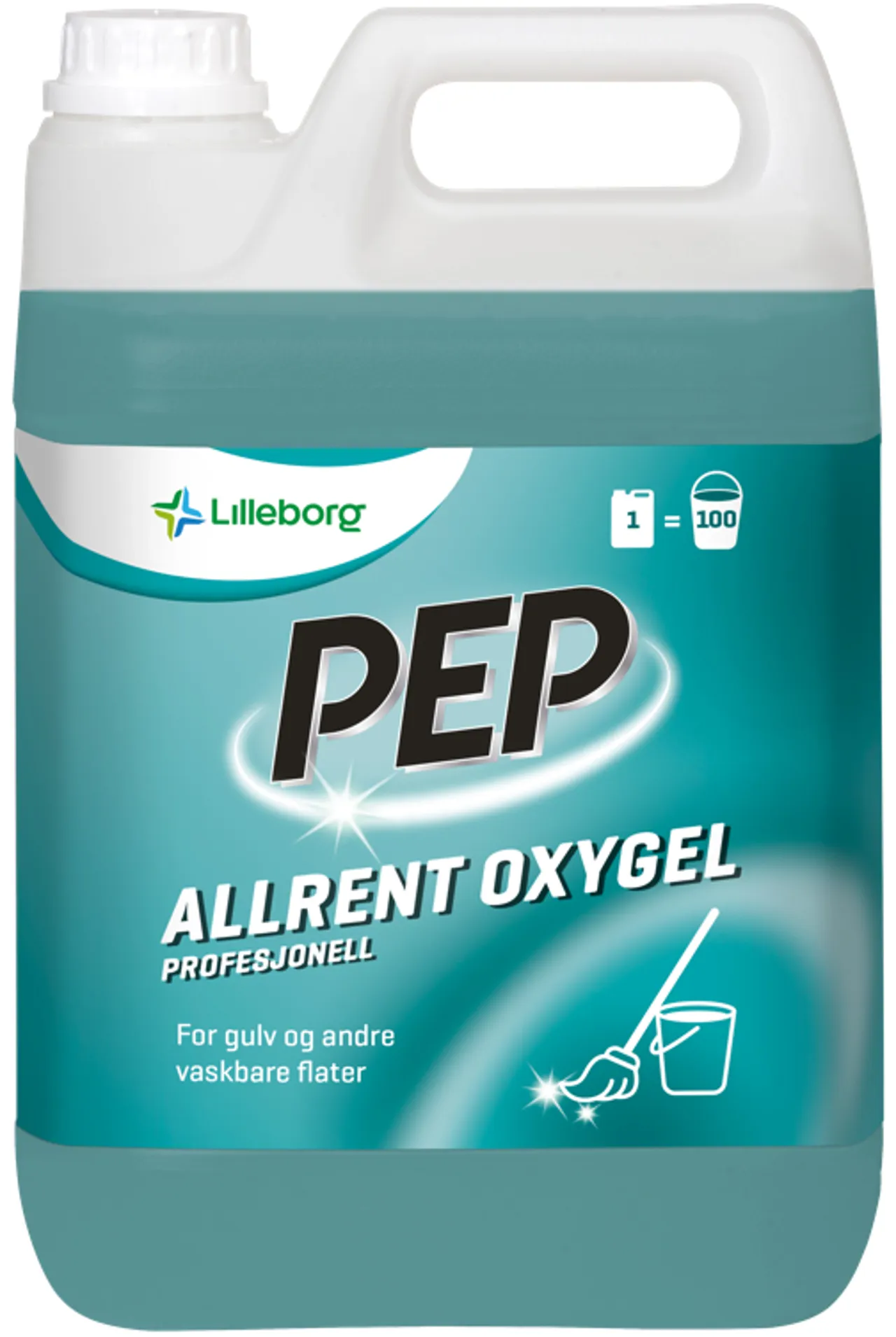 PEP ALLRENT OXYGEL 5L ALLRENGJØRINGSMIDDEL
