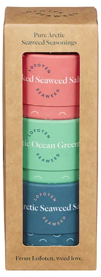 SEAWEED SALTS 3 PACK 60G LOFOTEN SEAWEED