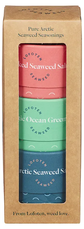 SEAWEED SALTS 3 PACK 60G LOFOTEN SEAWEED SEAWEED SALTS 3 PACK 60G LOFOTEN SEAWEED