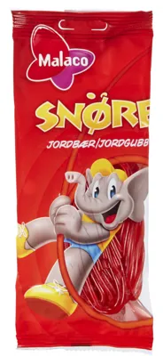 Malaco Snører Jordbær