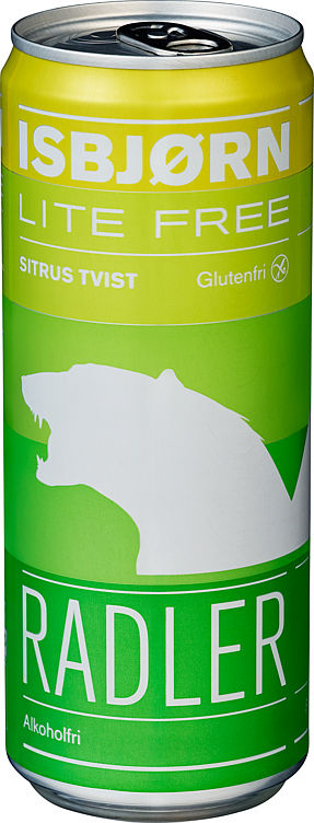 ISBJØRN LITE FREE RADLER SITRUS 0.33L BX MACK