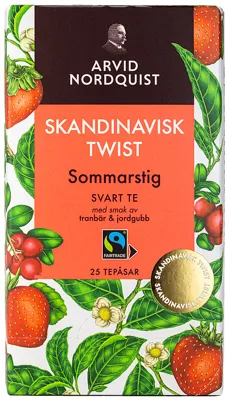 Fairtrade Sommarstig Svart Te 25st