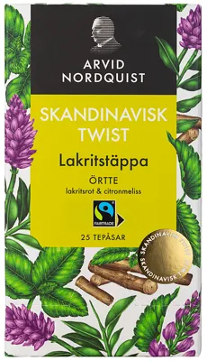 Fairtrade Lakritstäppa Urtete 25st