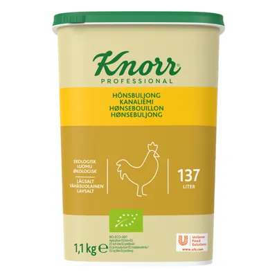 Knorr Økologisk Hønsebuljong Lavsalt