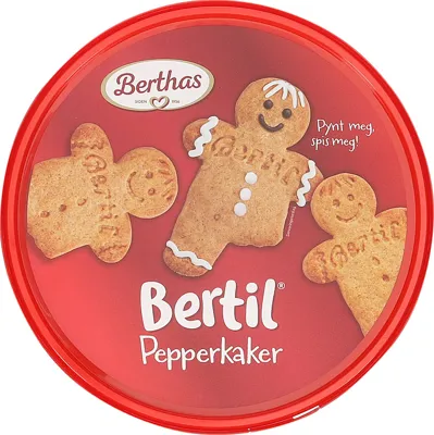 BERTIL PEPPERKAKER 300G BERTHAS BERTIL PEPPERKAKER 300G BERTHAS