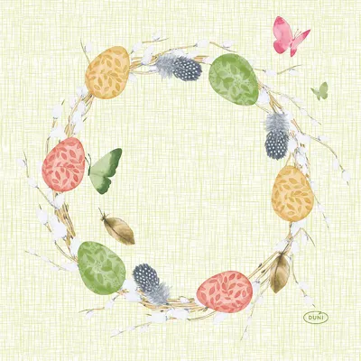 Serviett 3l33cm Joyful Spring
