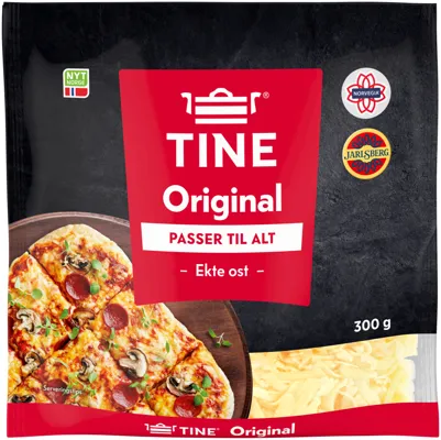 TINE ORIGINAL EKTE REVET OST 300G TINE ORIGINAL EKTE REVET OST 300G