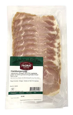 Hamburgerrygg Ca 120g Fagmat