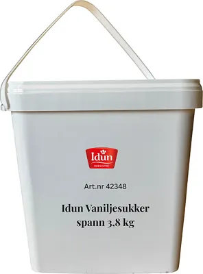 Idun Vaniljesukker 3,8kg Spann