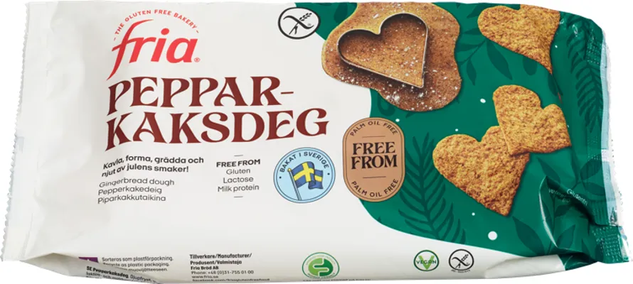 Fria Pepperkakedeig Glutenfri 500g