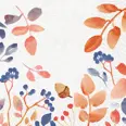 SERVIETT 3L33CM AUTUMN GRADIENT