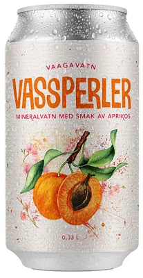 Vassperler Aprikos 0,33l Bx Vaagavatn
