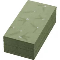 Serviett Biodunisoft 40cm 1/8br Noel Pistachio