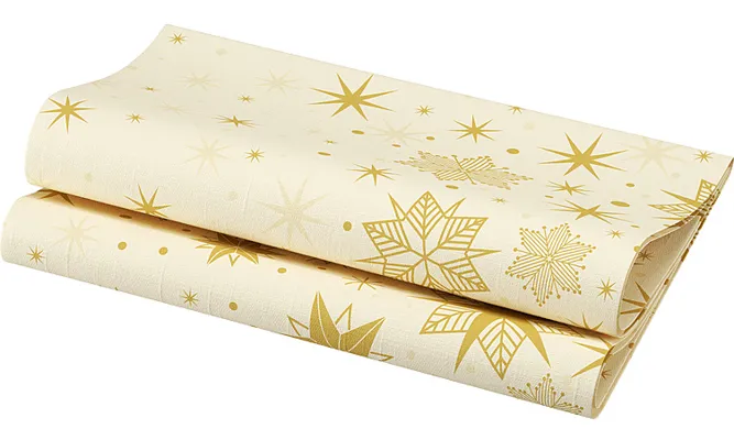 Serviett Dunilin 40cm Stargazing Cream