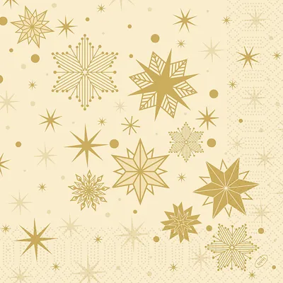 Serviett 3l40cm Stargazing Cream