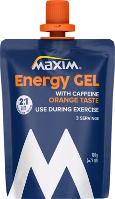 MAXIM INSTANT ENERGY GEL ORANGE MAXIM INSTANT ENERGY GEL ORANGE