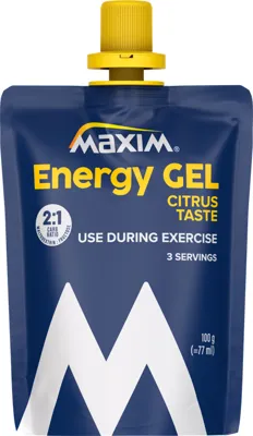 MAXIM INSTANT ENERGY GEL CITRUS MAXIM INSTANT ENERGY GEL CITRUS