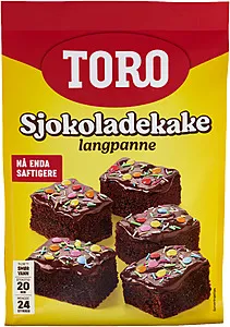 TORO SJOKOLADEKAKE LANGPANNE TORO SJOKOLADEKAKE LANGPANNE
