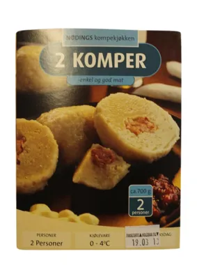KOMPER 2STK 700G NØDINGS KOMPER 2STK 700G NØDINGS